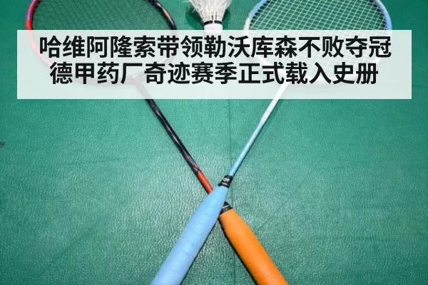 哈维阿隆索带领勒沃库森不败夺冠德甲药厂奇迹赛季正式载入史册